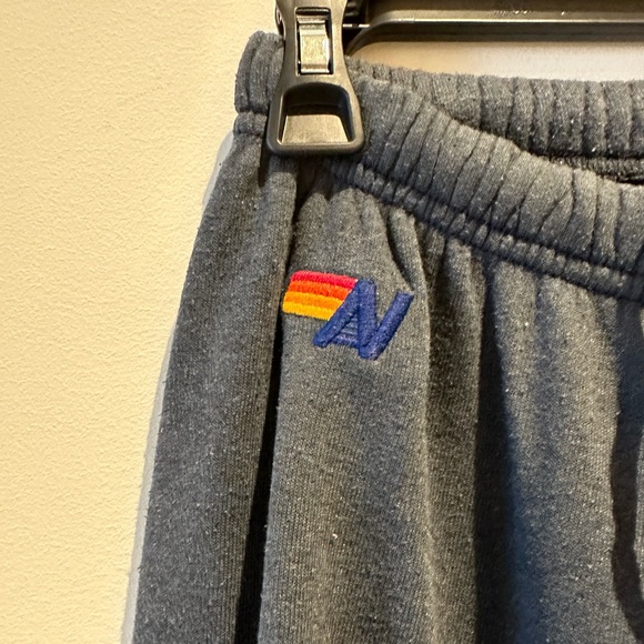 Aviator Nation Classic Velvet Stripe Sweatpants size small - Picture 4 of 7